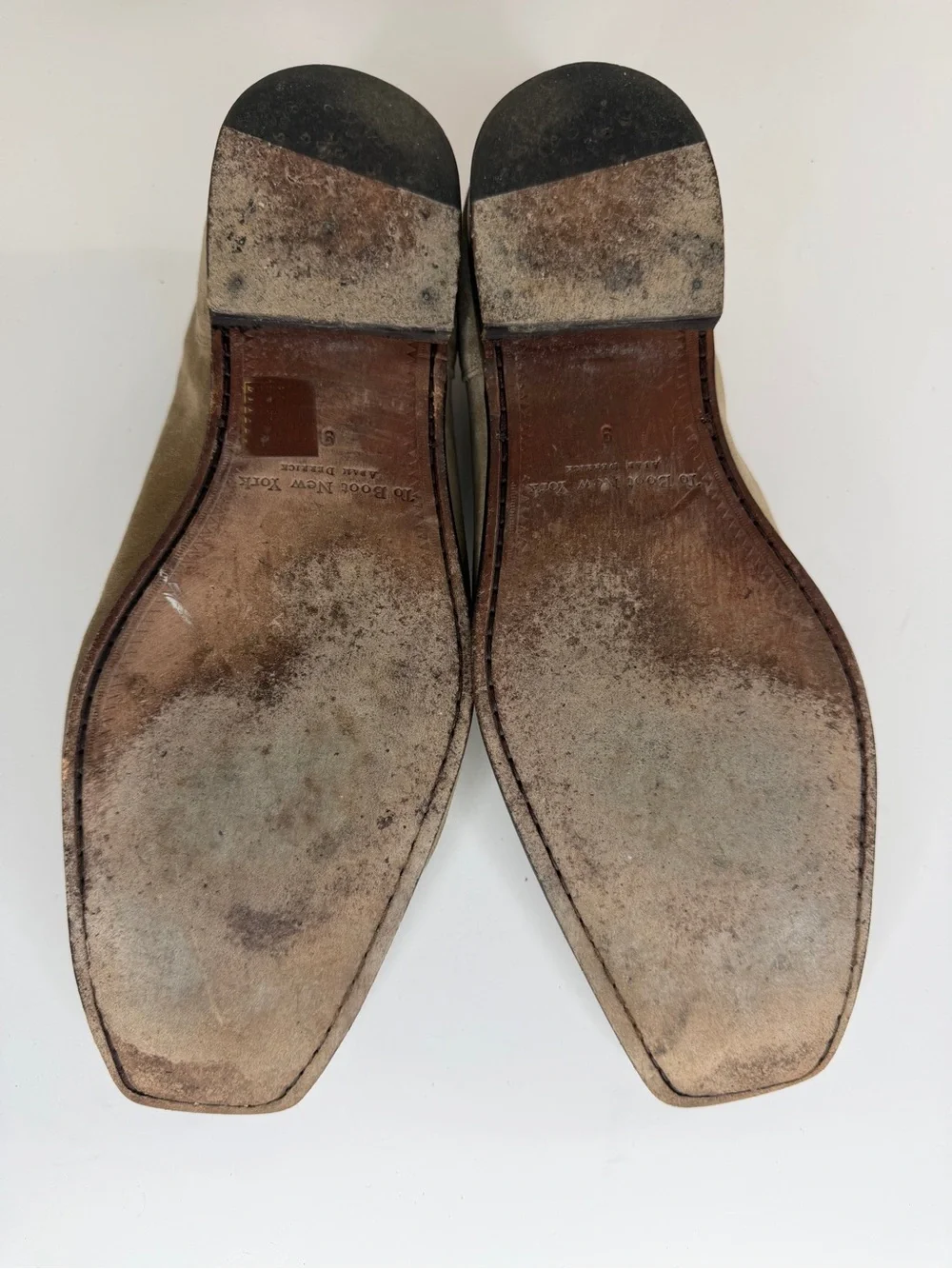 to boot New York Driving Loafers Casual Shoes Men Size 9 Brown Suede comfort